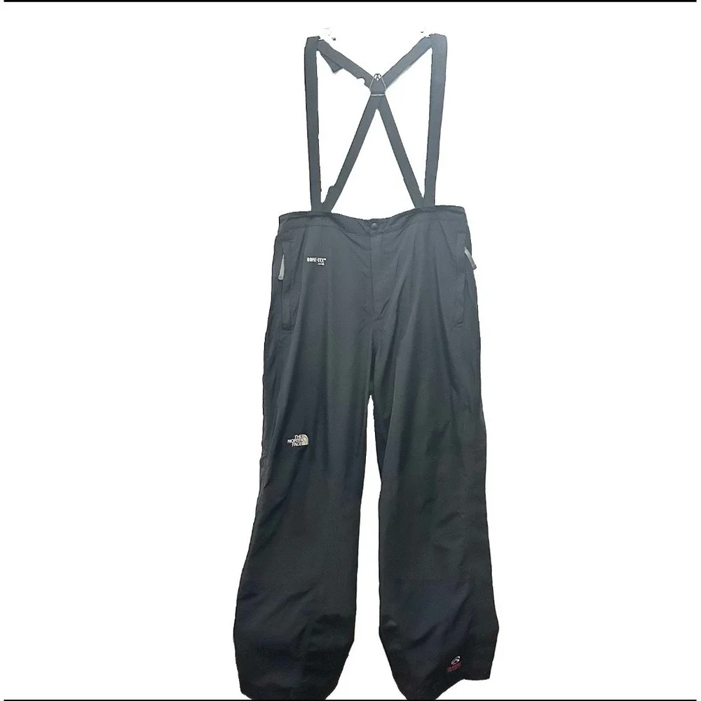 North Face Summit Series Gore-Tex XCR Mens XL Black Snow Ski Pants Suspenders
